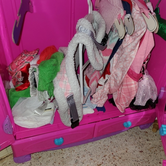 Ellen Degeneres Puppy 🐶 Dress with Ruffle pleated hem pink colar.. X small - Picture 8 of 14